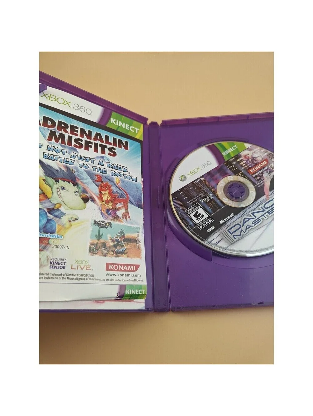 Dance Masters Kinect Xbox 360 Konami Game Complete In Box